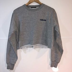 Cropped Brandy Sweatshirt